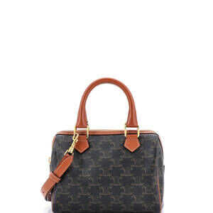 Celine Boston Bag Triomphe Coated #222668C15B